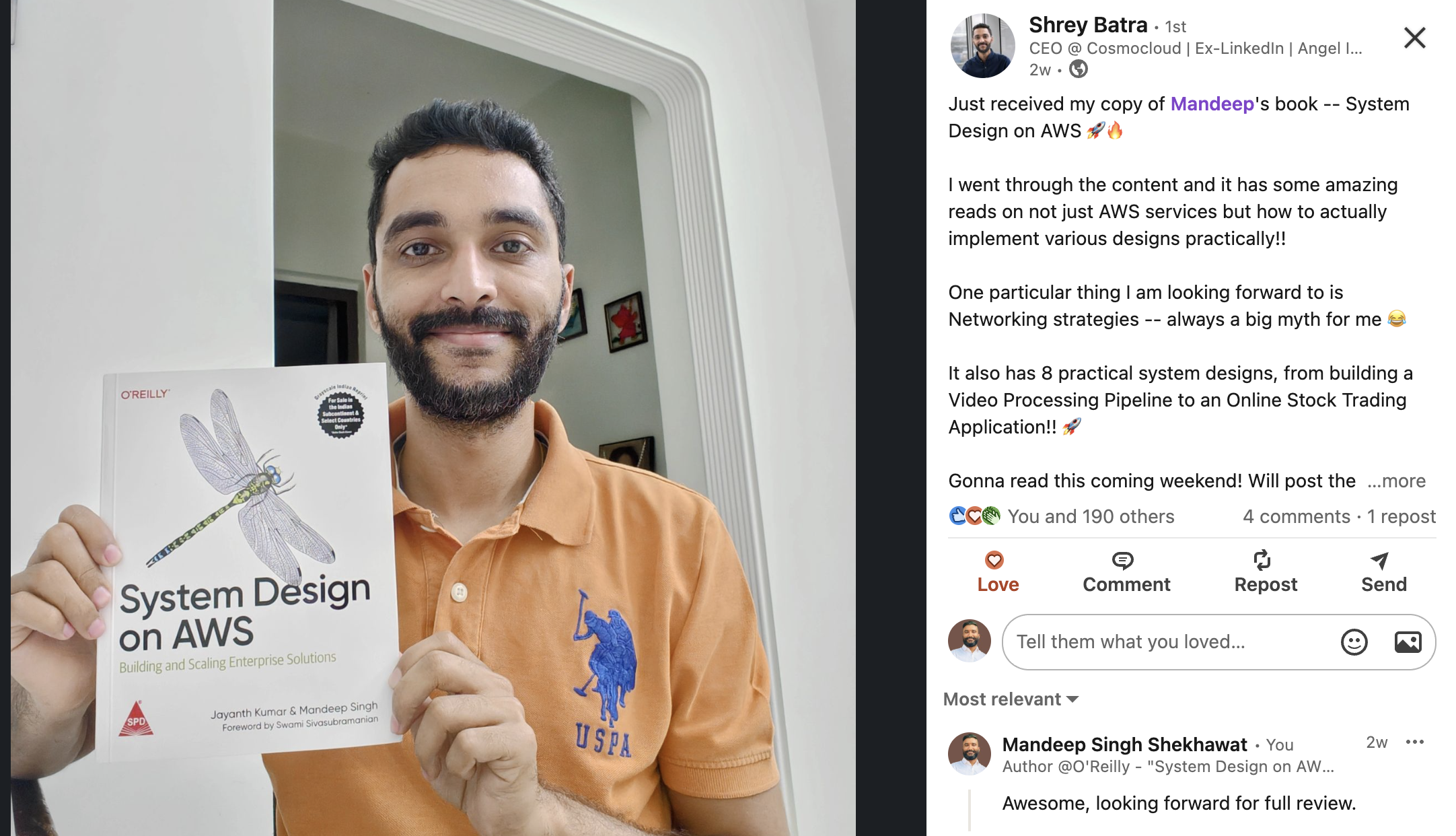 System Design on AWS book giveaway